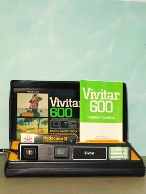 Vintage Vivitar 600 Camera 110 Format Store Condition Analog Nostalgic